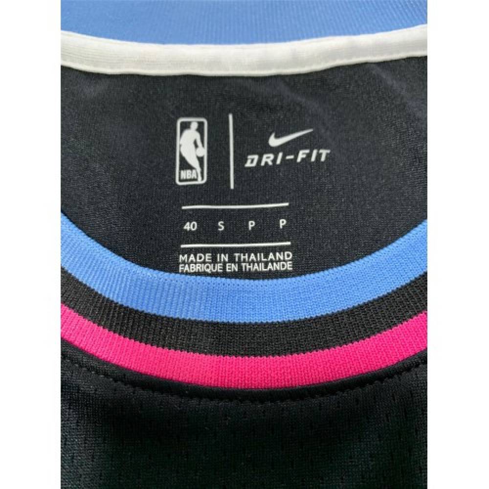 Men's Miami Heat Dwyane Wade #3 Black Swingman Jersey - City Edition-Pro Kit Vault | Brand New 26/27 Sports Jerseys